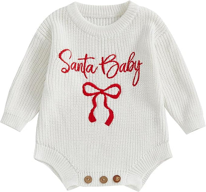 Mameluco Tejido Santa Baby