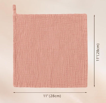 Paquete de 10 Paños de Muselina para Bebé – 100% Algodón