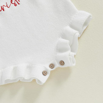 Mameluco Tejido Belle “My First Christmas”