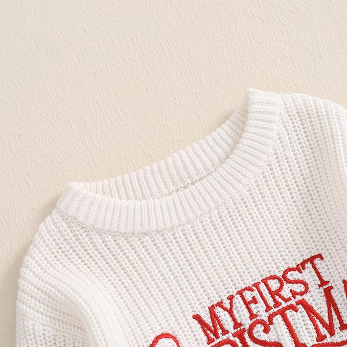 Mameluco Tejido "My First Christmas"