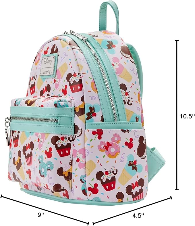 Bolso Loungefly Disney Oficial - Sweet Treats Print