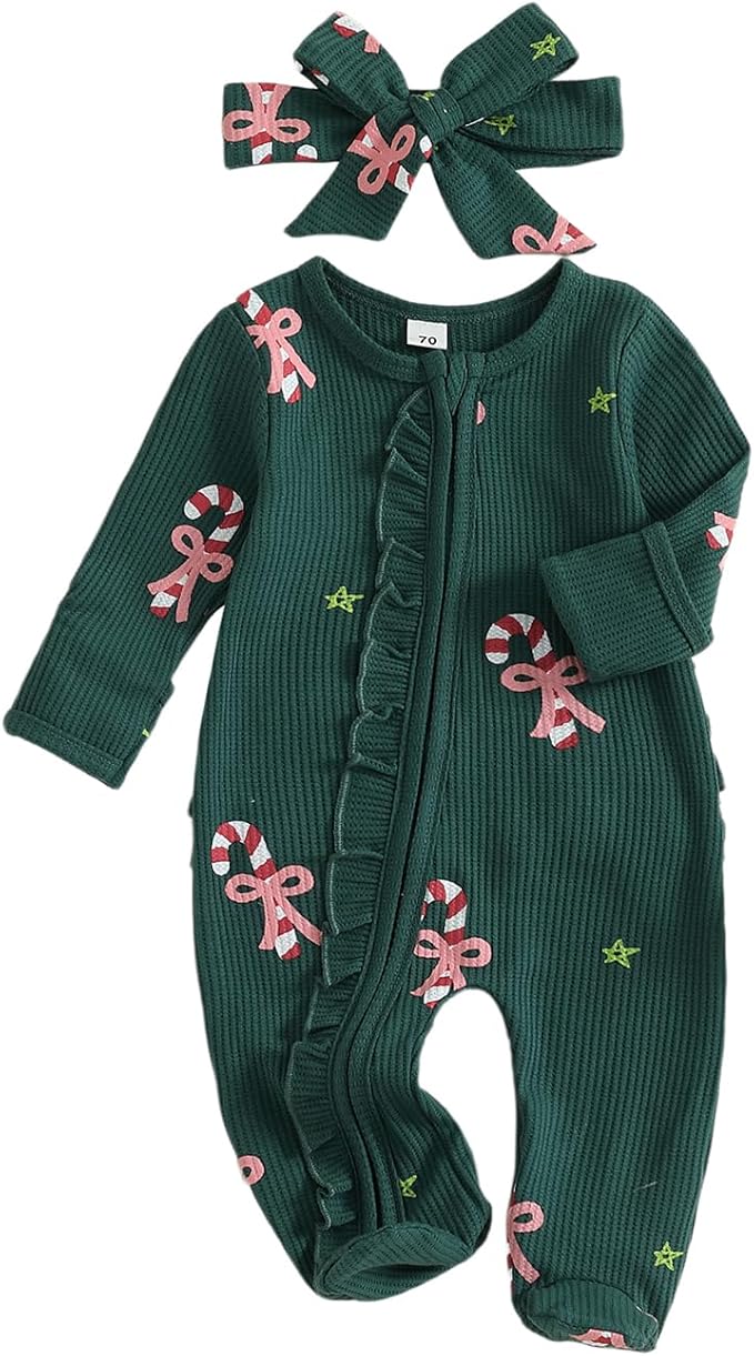 Set Mameluco Manga Larga y Diadema