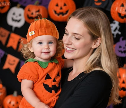 Gorro de Calabaza para Bebé