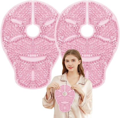Compresas de gel rosa forma de gota