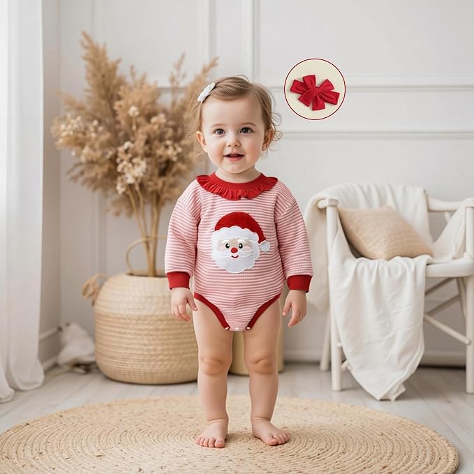 Set Mameluco y Diadema Pink Christmas