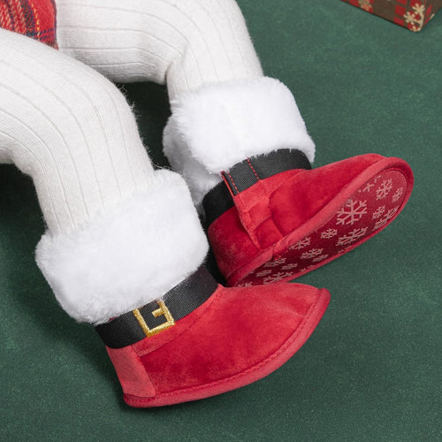 Botas de Santa con Peluche