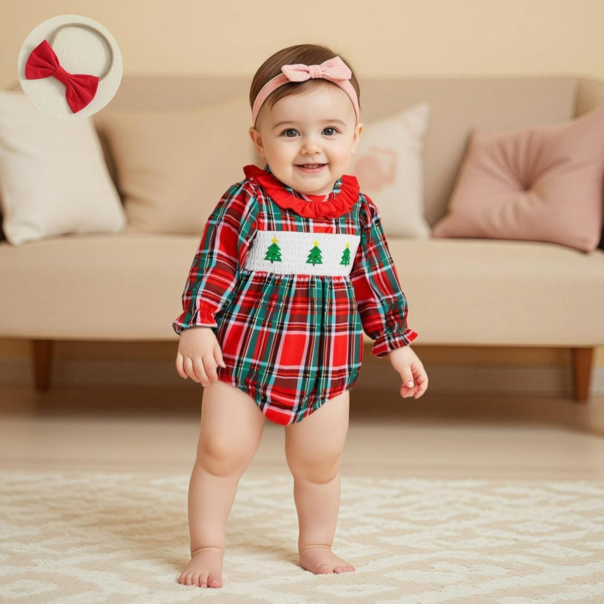 Mameluco Matilde Smock de Arbolitos