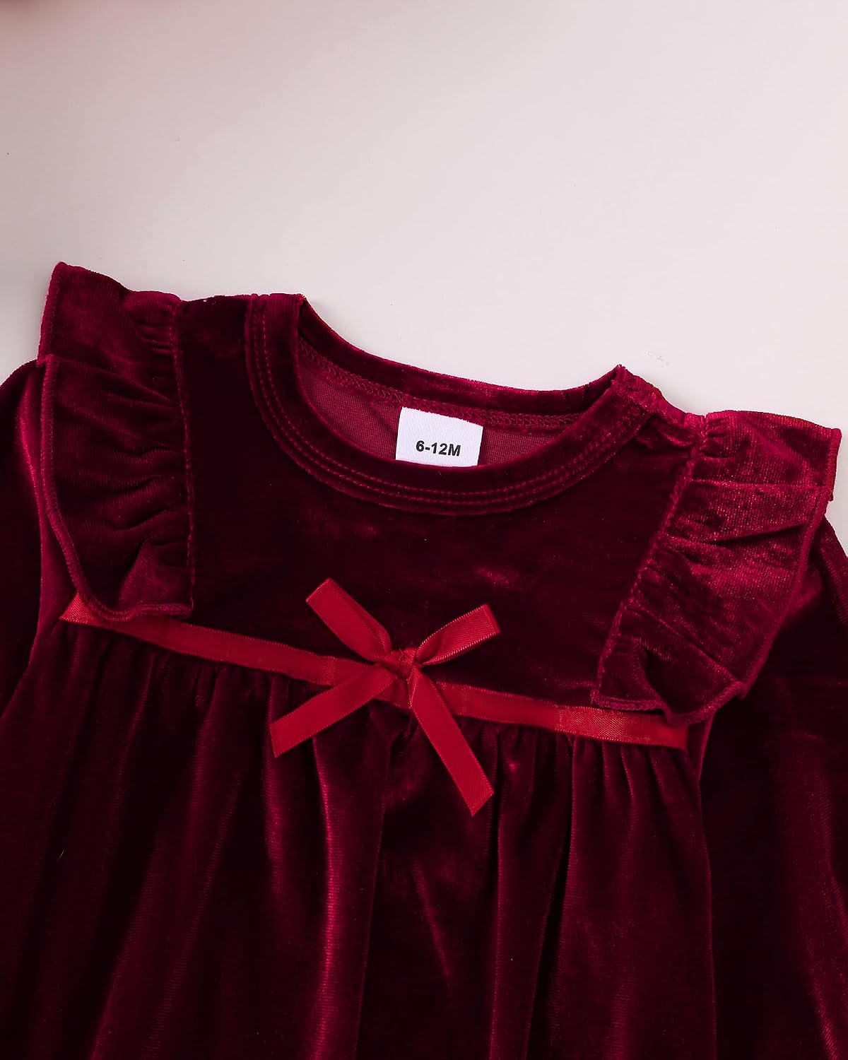Vestido Wendy con Diadema - Vino Tinto