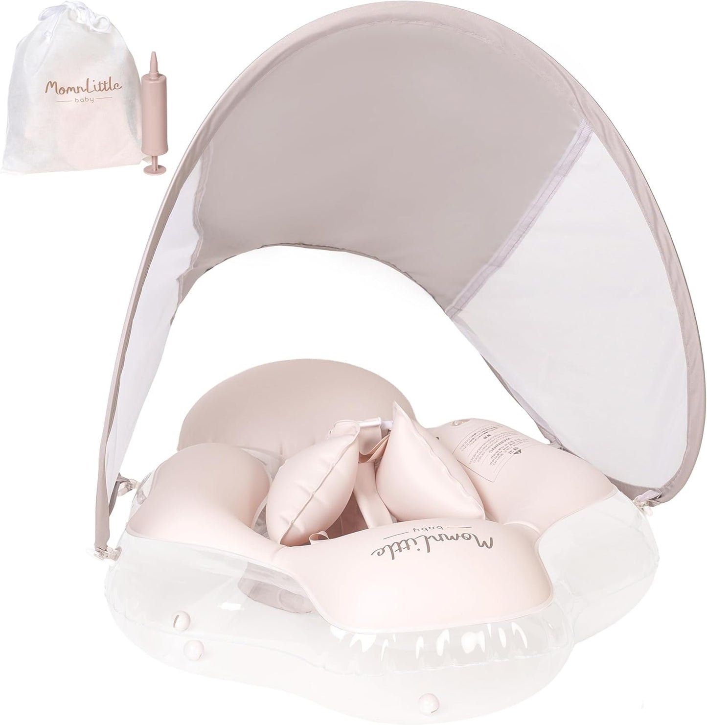 Flotador para bebé con techo UV