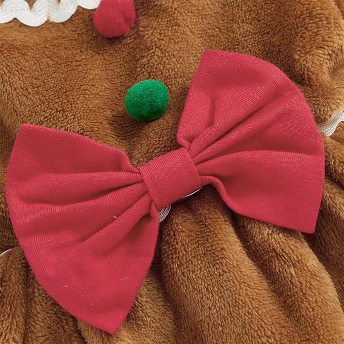 Vestido Y Diadema de Navidad Chistmas Cookie