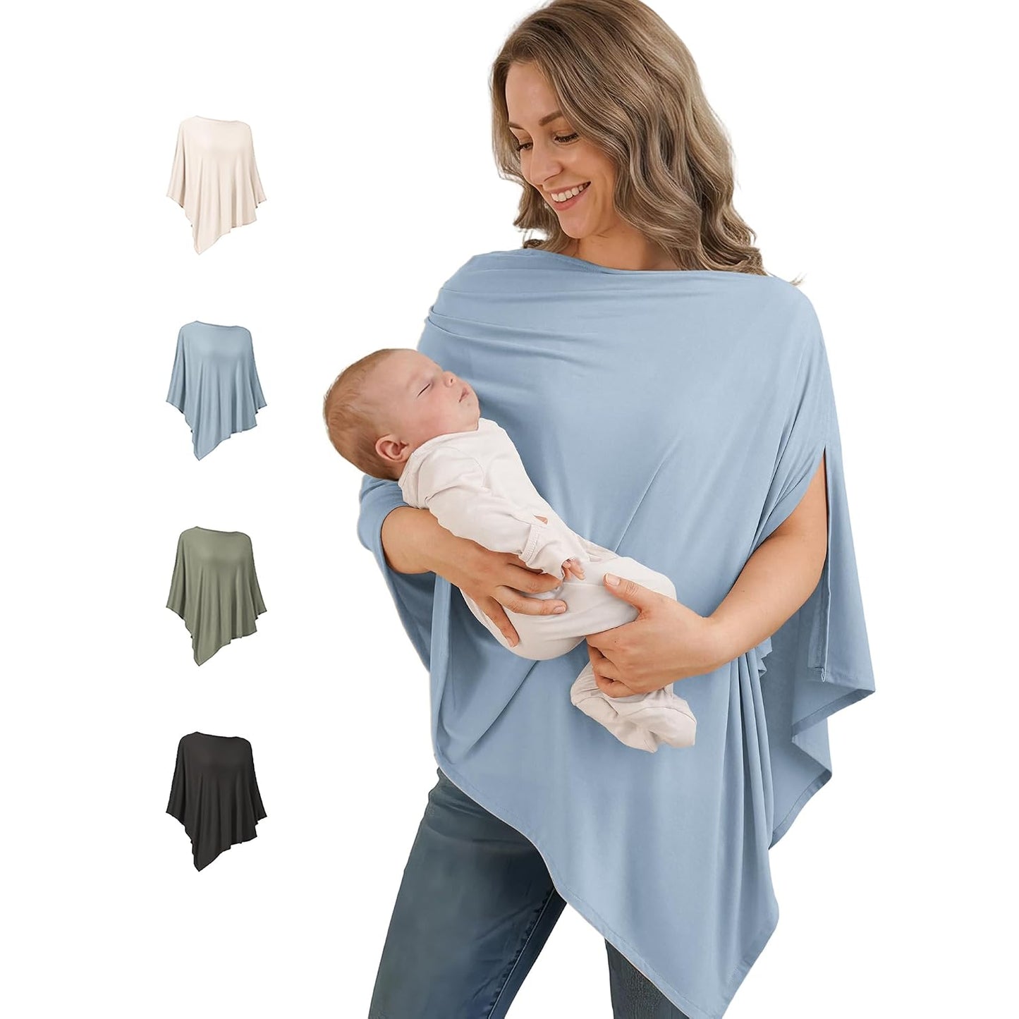 Poncho de Lactancia en Bambú 360° (Multiusos)