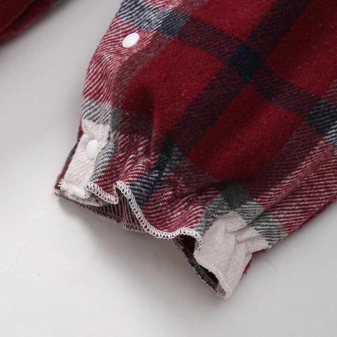 Set Navideño Clara Mameluco, Overol y Diadema