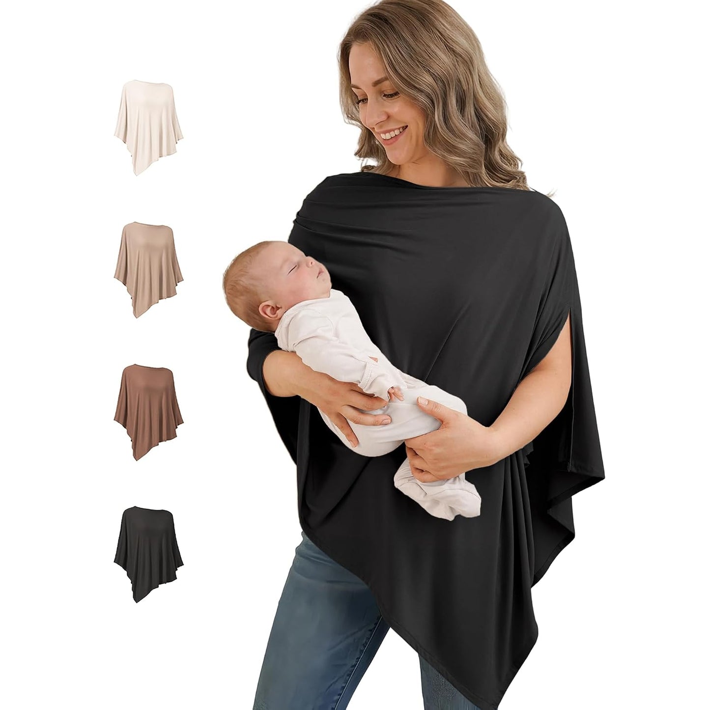 Poncho de Lactancia en Bambú 360° (Multiusos)