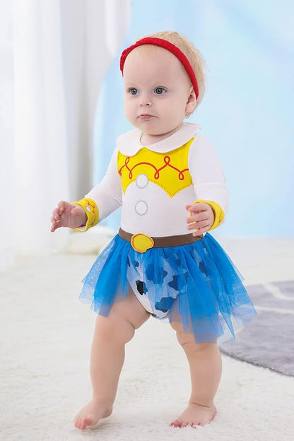 Disfraz de Mameluco de Vaquera para Bebé Niña