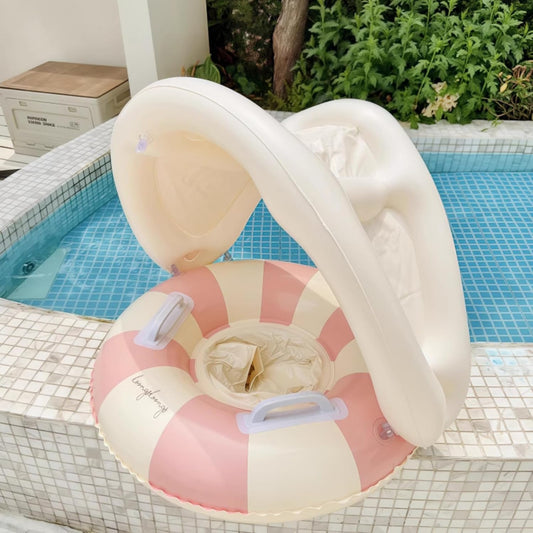 Flotador asiento bebé con techo UV