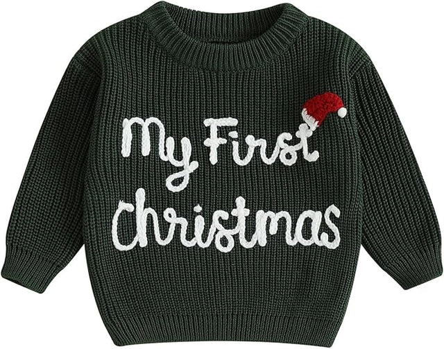 Suéter Tejido “My First Christmas”