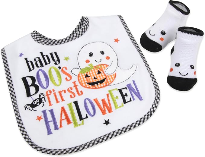 Set Babero y Medias My First Halloween