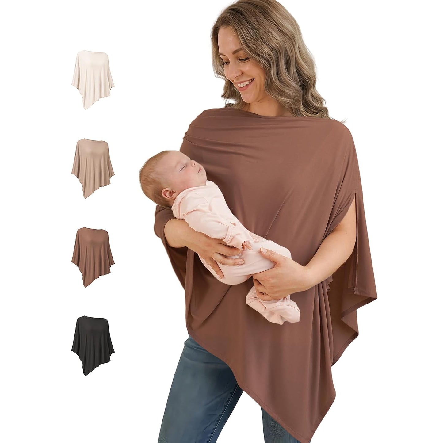 Poncho de Lactancia en Bambú 360° (Multiusos)