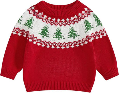 Suéter Tejido Clásico de Navidad