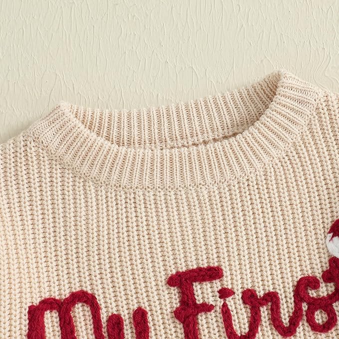 Suéter Tejido “My First Christmas”