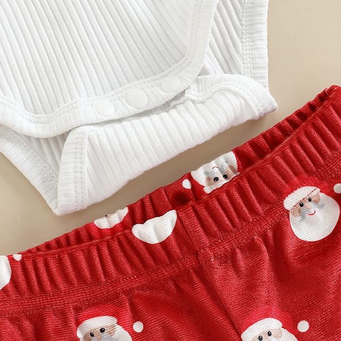 Conjunto “My 1st Christmas” de 3 Piezas para Bebé Niña
