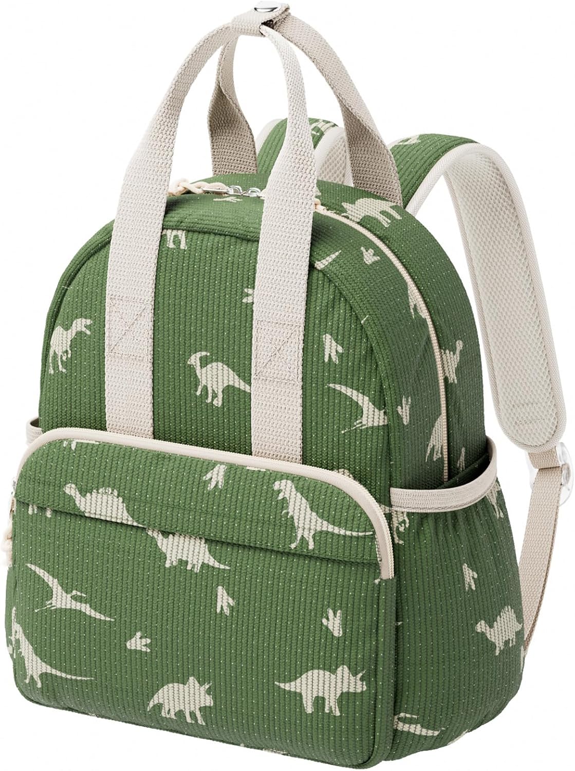 Morral pana dinosaurio verde
