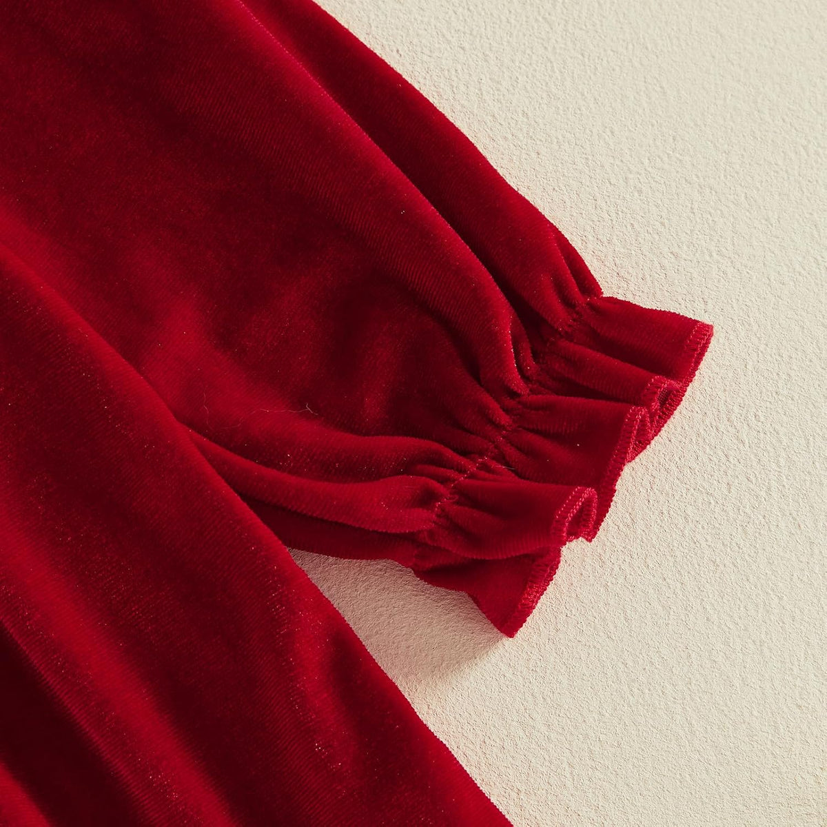 Vestido Celeste de Terciopelo - Rojo