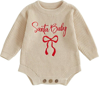 Mameluco Tejido Santa Baby