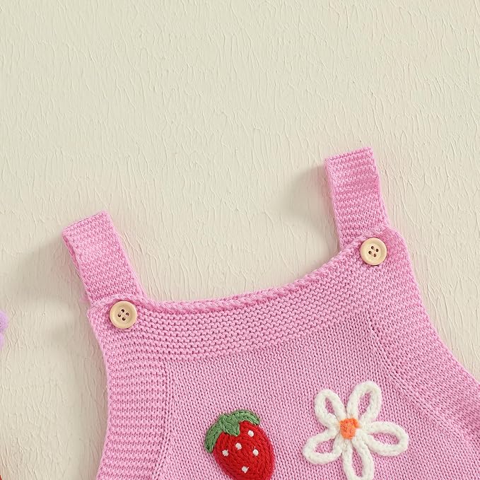 Mameluco Tejido Strawberry
