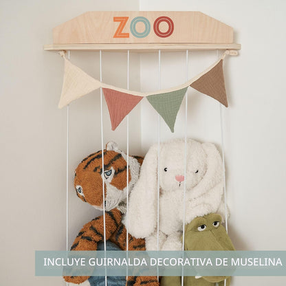Organizador Esquinero para Peluches Zoo