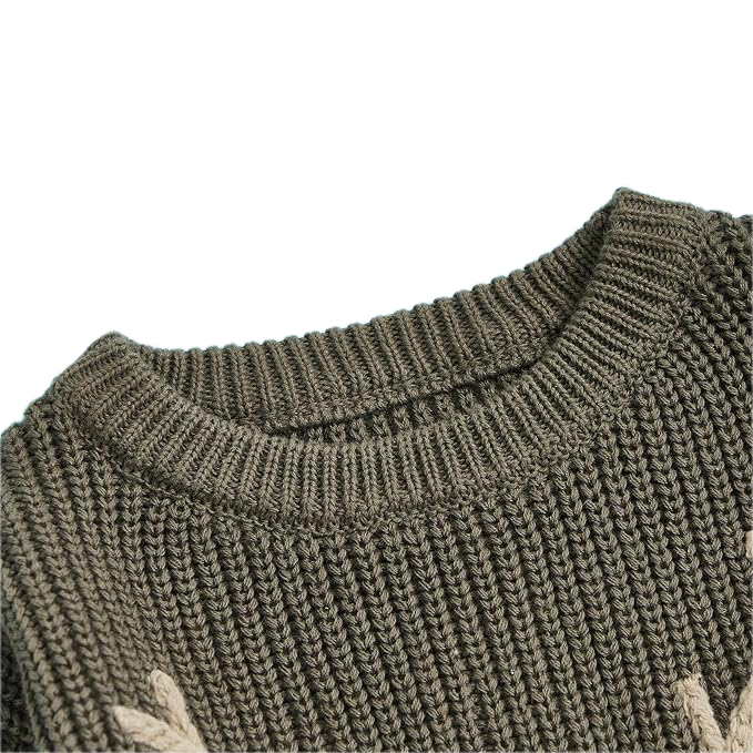 Suéter Tejido de Reno para Bebé