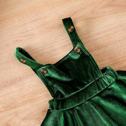 Set Navideño Alice Vestido, Mameluco y Diadema