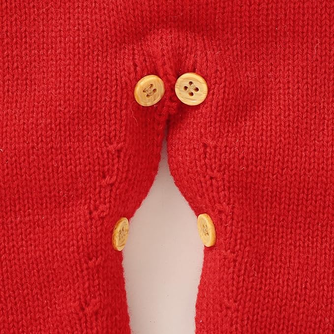 Traje de Navidad Tejido para Bebé con Gorro