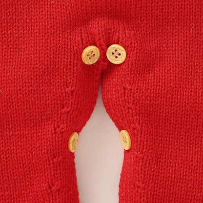 Traje de Navidad Tejido para Bebé con Gorro