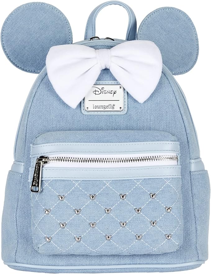 Bolso Loungefly Disney Oficial - Minnie Mouse Denim