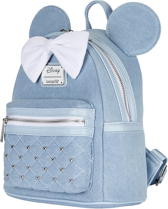 Bolso Loungefly Disney Oficial - Minnie Mouse Denim