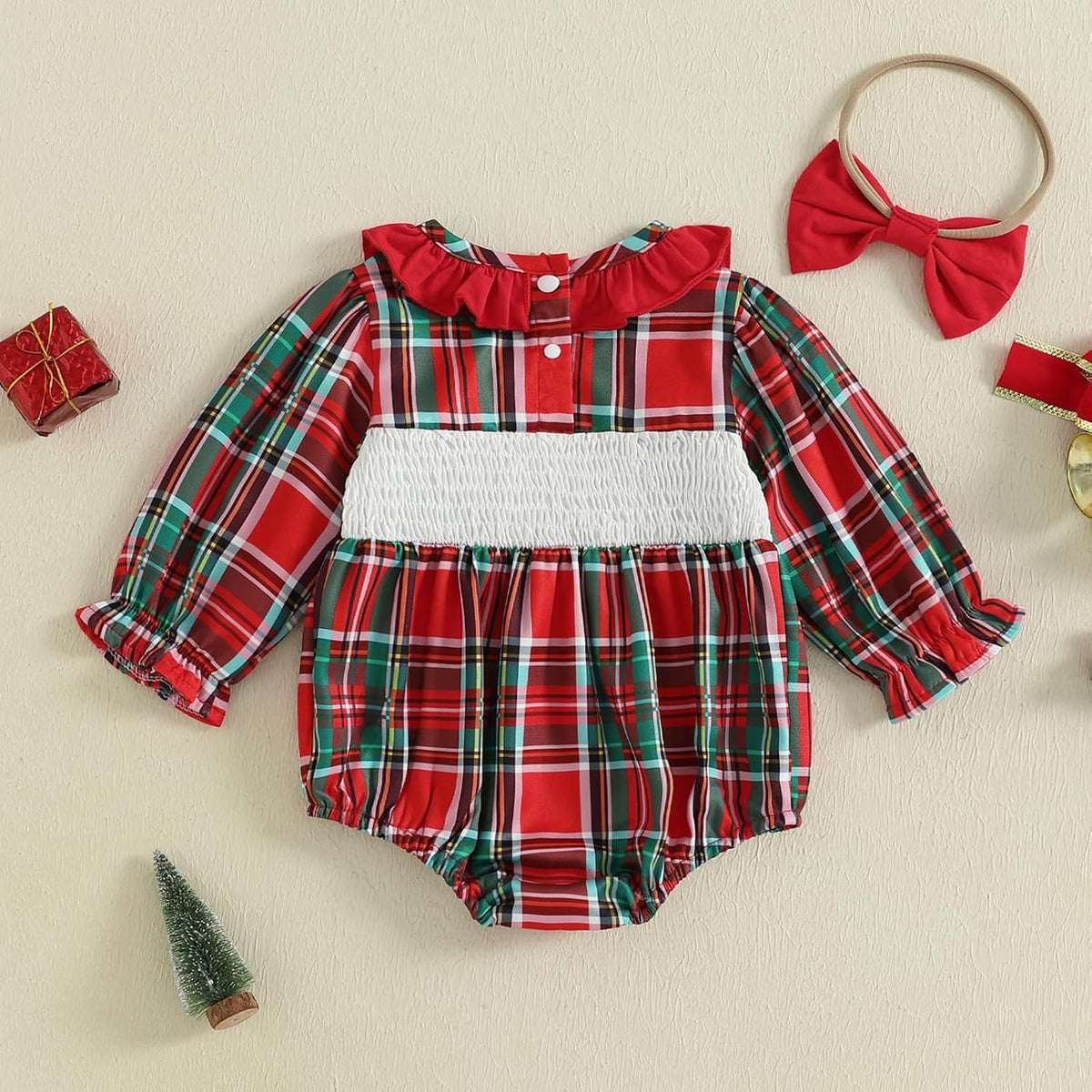 Mameluco Matilde Smock de Arbolitos