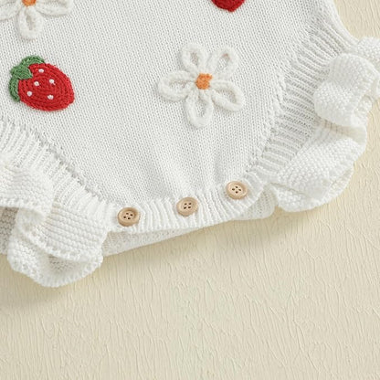 Mameluco Tejido Strawberry