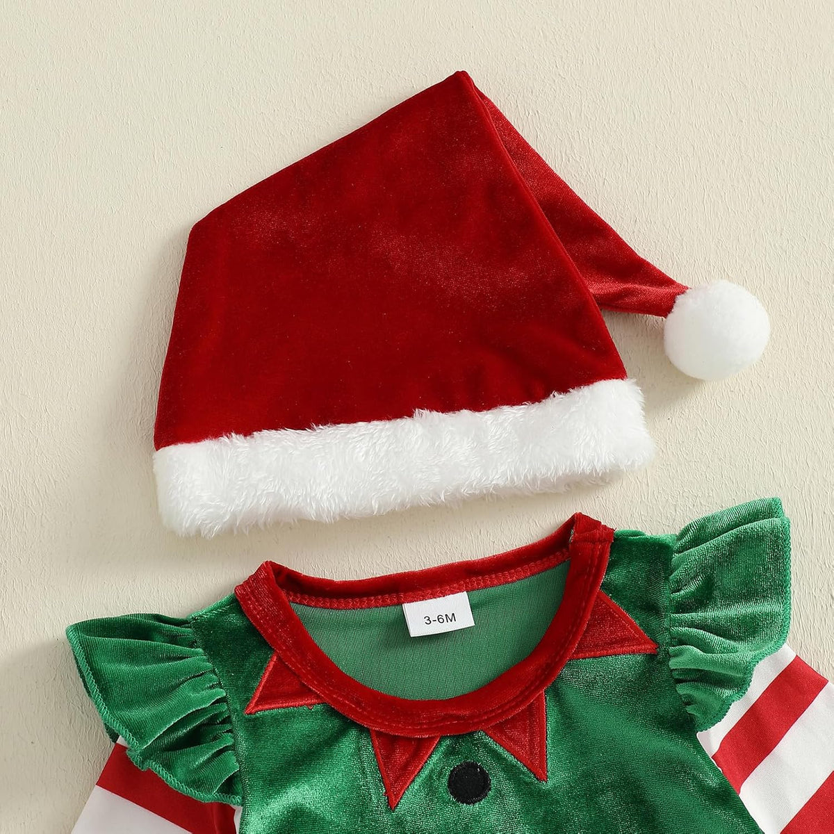 Set Vestido Luna con Gorro - Verde