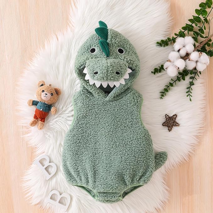 Disfraz de Dinosaurio con Capucha