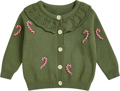 Cardigan Tejido Candy Cane