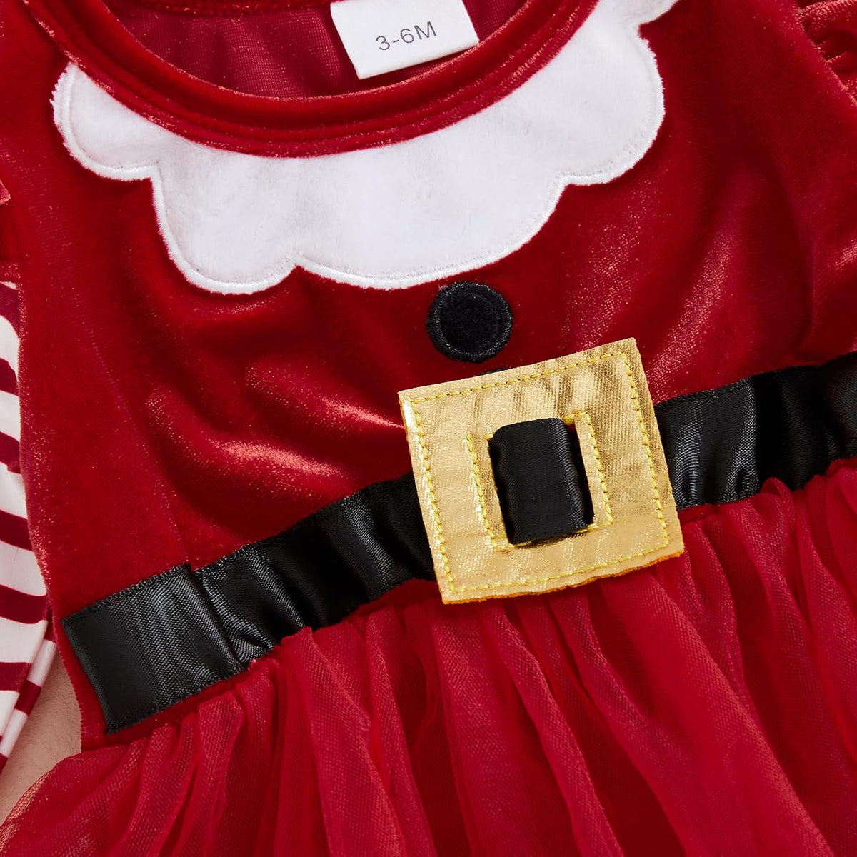 Set Vestido Luna con Gorro - Rojo