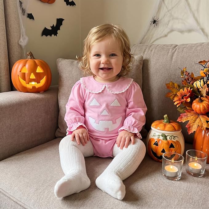 Mameluco Halloween Estampado de Calabazas