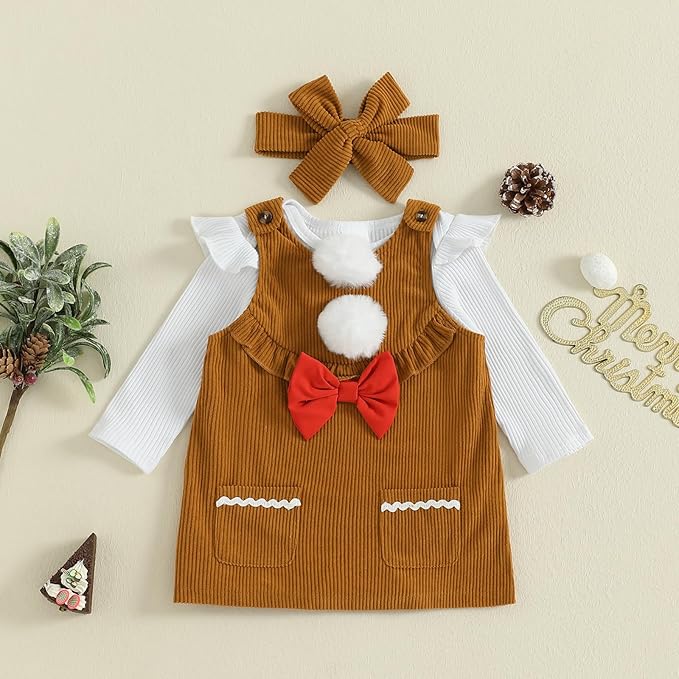 Conjunto de 3 Piezas Gingerbread Cookie