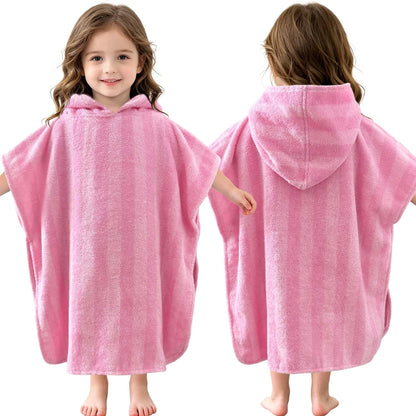 Toalla jacquard rayas rosa