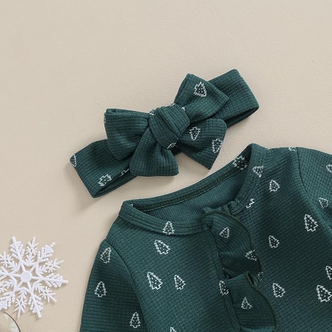 Set Mameluco con Diadema Little Trees