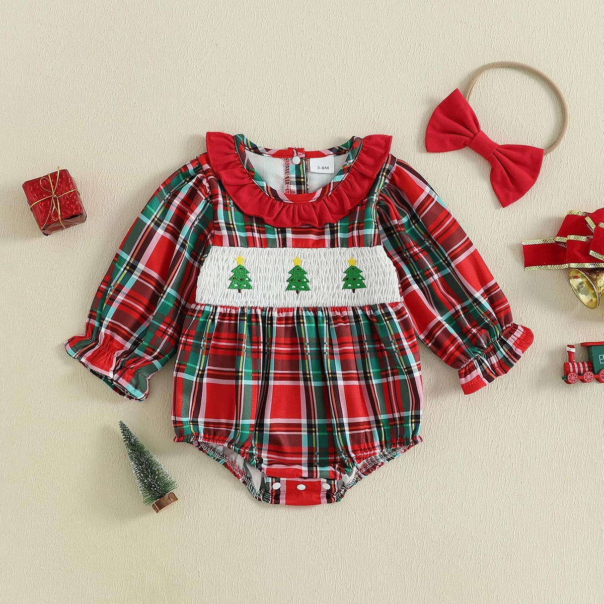 Mameluco Matilde Smock de Arbolitos