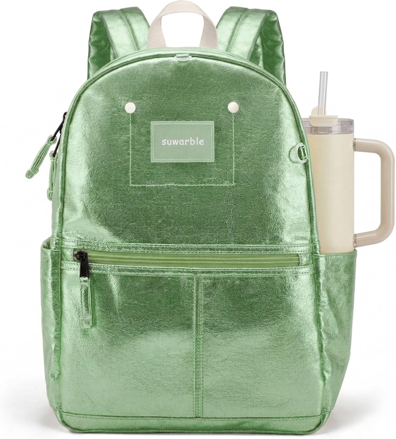 Morral escolar grande Verde Menta