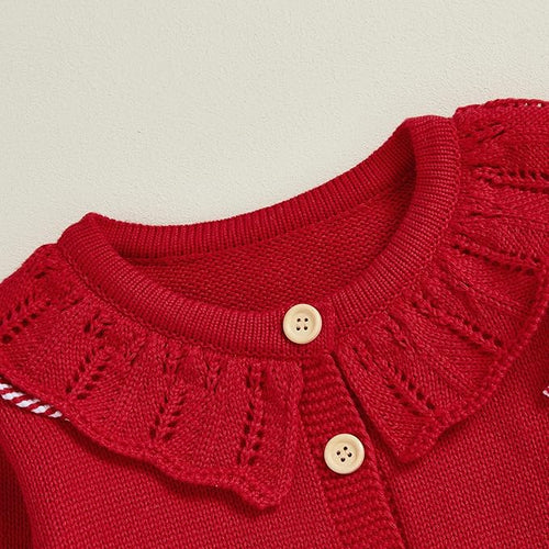 Cardigan Tejido Candy Cane