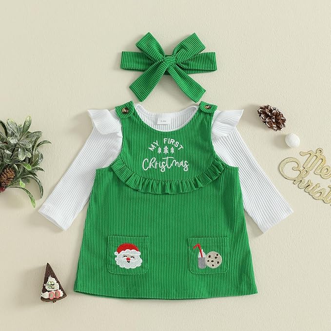 Conjunto de 3 Piezas Green Christmas